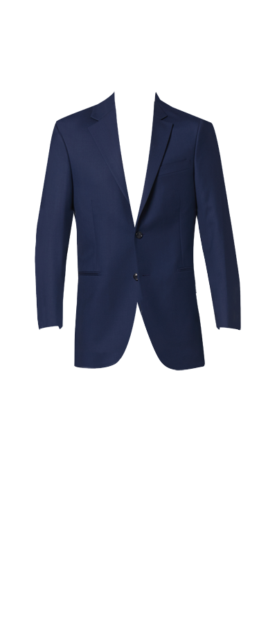 Blue Notch Lapel Suit, Black by Vera Wang