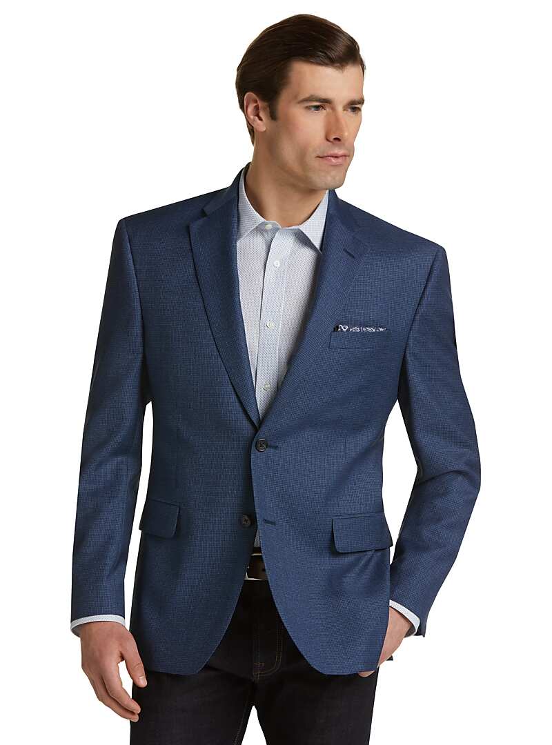Executive Collection Traditional Fit Houndstooth Sportcoat - Executive ...