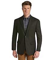 1905 Collection Tailored Fit Windowpane Sportcoat with brrr comfort
