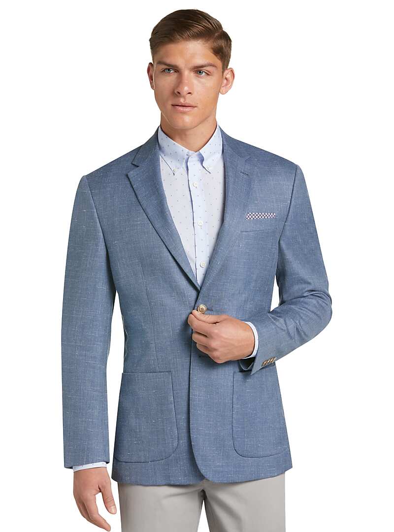 1905 Collection Herringbone Tailored Fit Sportcoat with brrr° comfort ...
