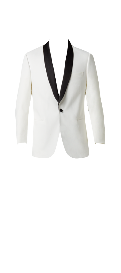 White Dinner Jacket Tux by Calvin Klein