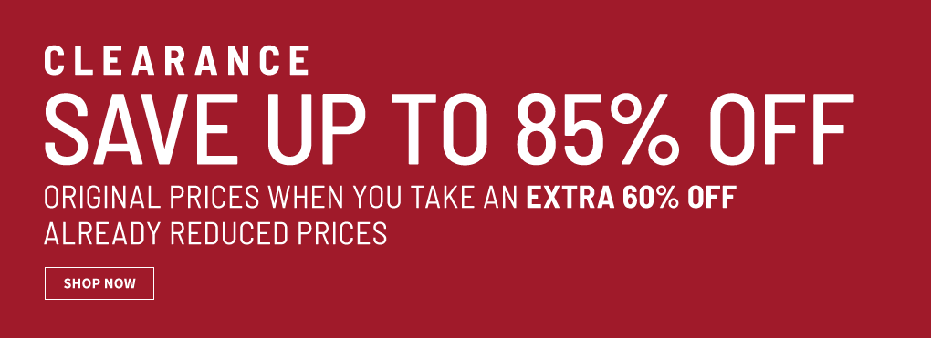 Save and Extra 85% Off Original Prices when you take and Extra 60% Off Already Reduced Prices