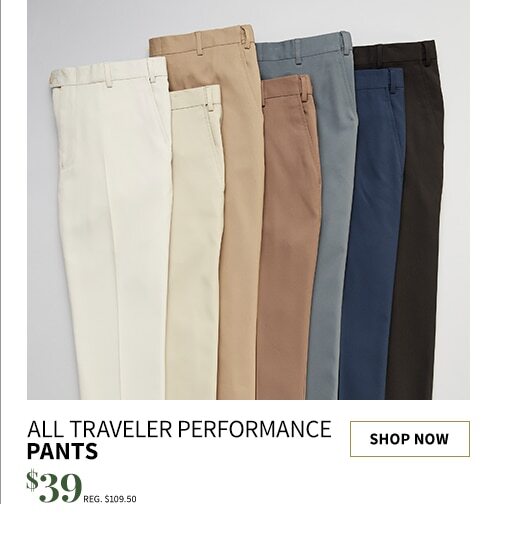 $39 All Traveler Performance Pants