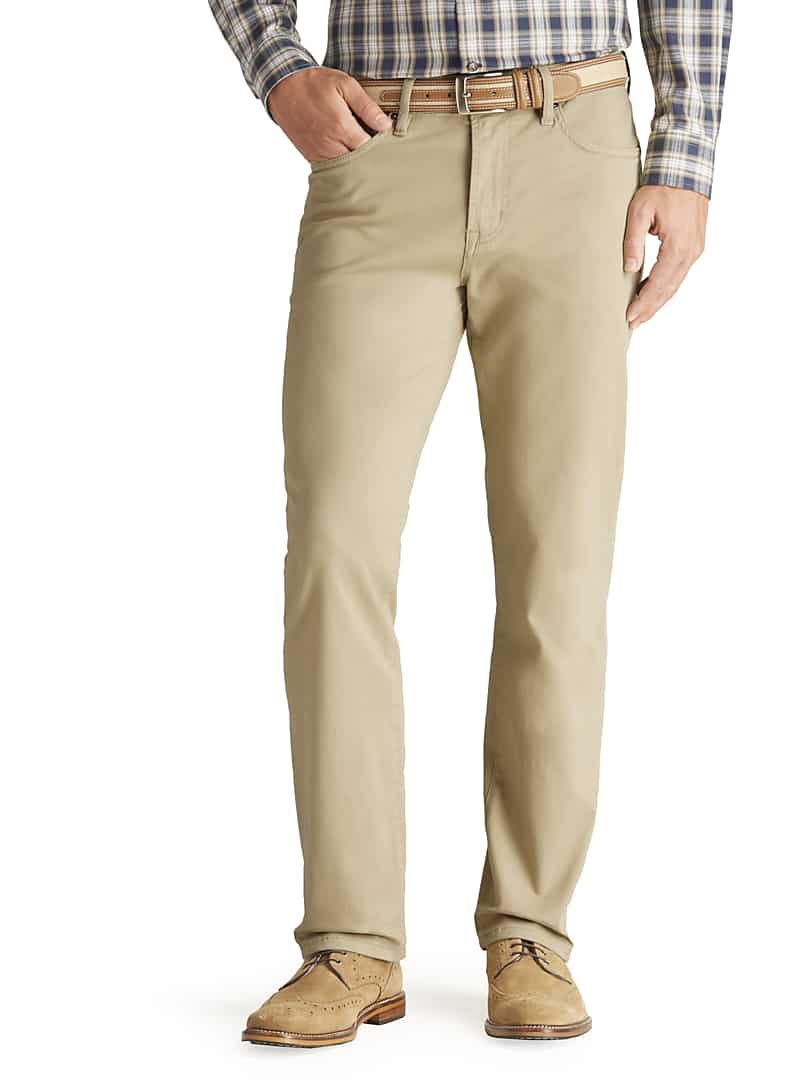 Joseph Abboud Traditional Fit 5-Pocket Sateen Pants CLEARANCE - Pants ...