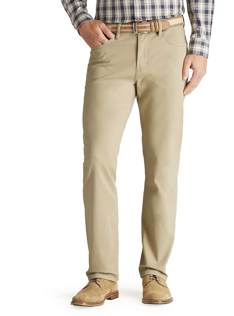 Joseph Abboud Traditional Fit 5-Pocket Sateen Pants CLEARANCE - Pants | Jos A Bank