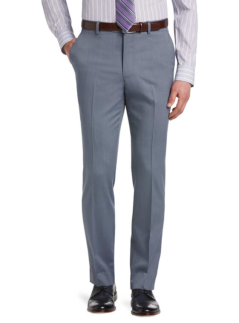 Signature Collection Tailored Fit Flat Front Dress Pants Ready for