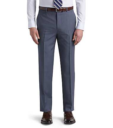 Reserve Collection Tailored Fit Flat Front Dress Pants Clearance