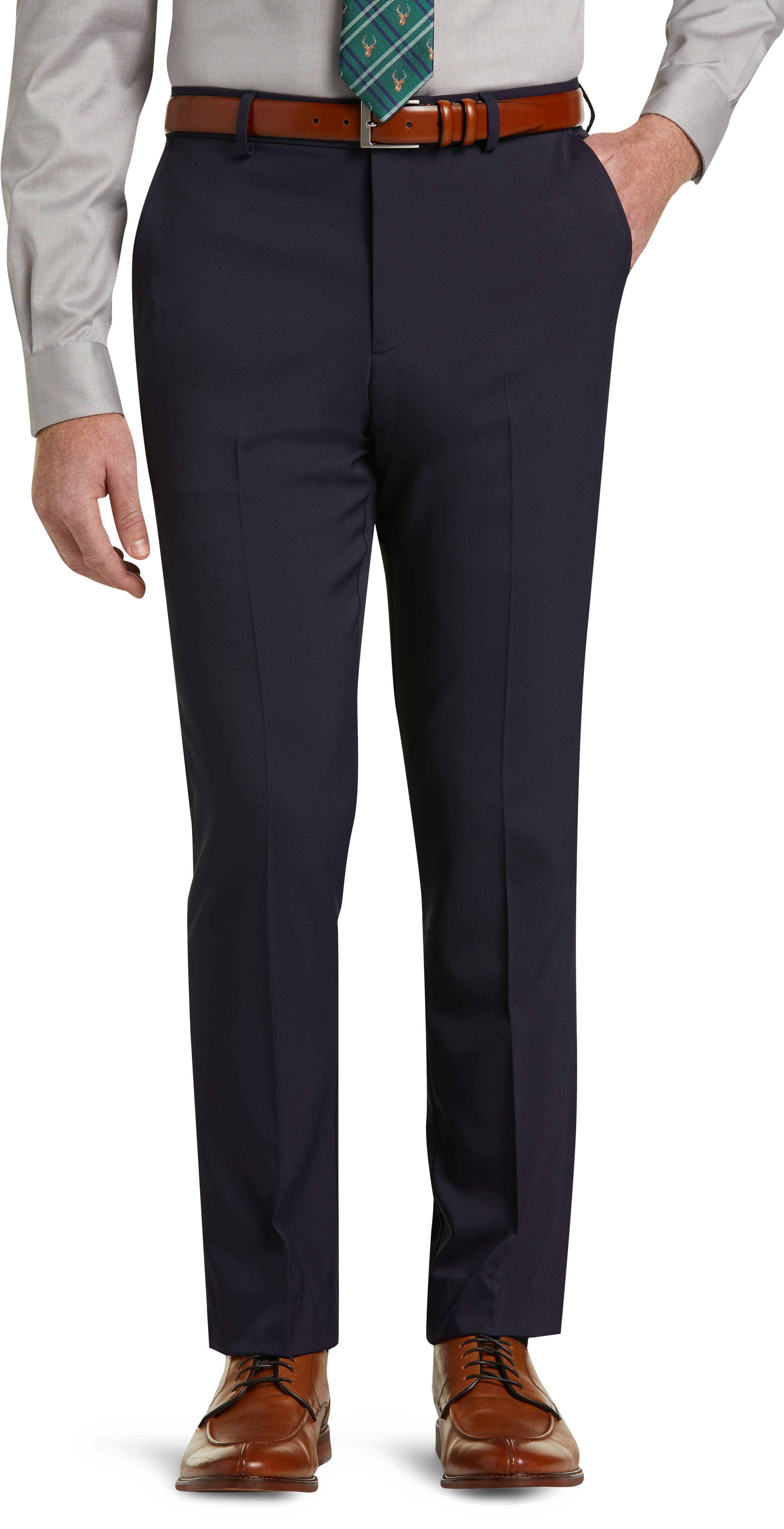 1905 Collection Slim Fit Flat Front Tech Dress Pant - All Pants | Jos A ...