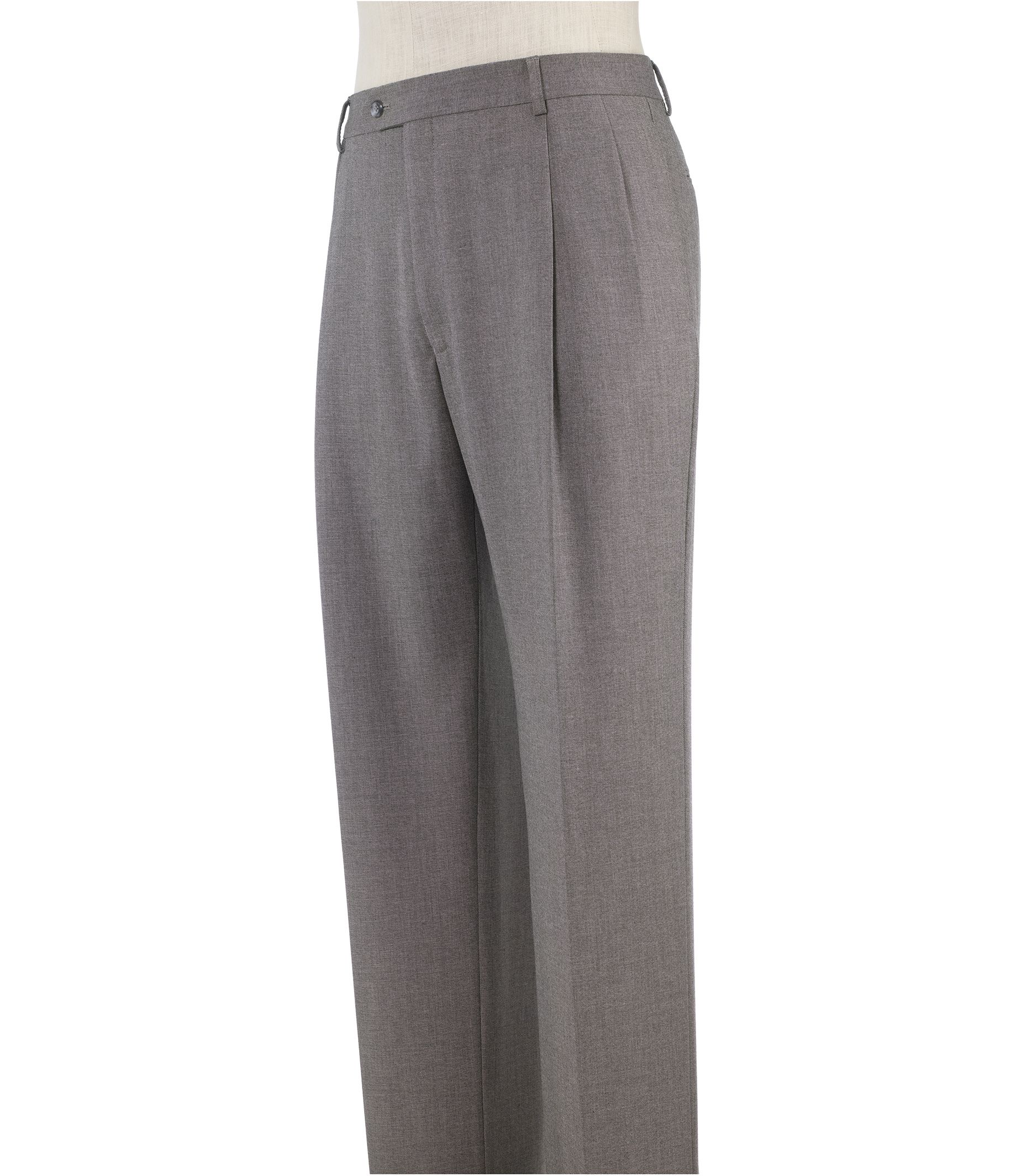 Classic Collection Wool Pleated Pants Jos A Bank