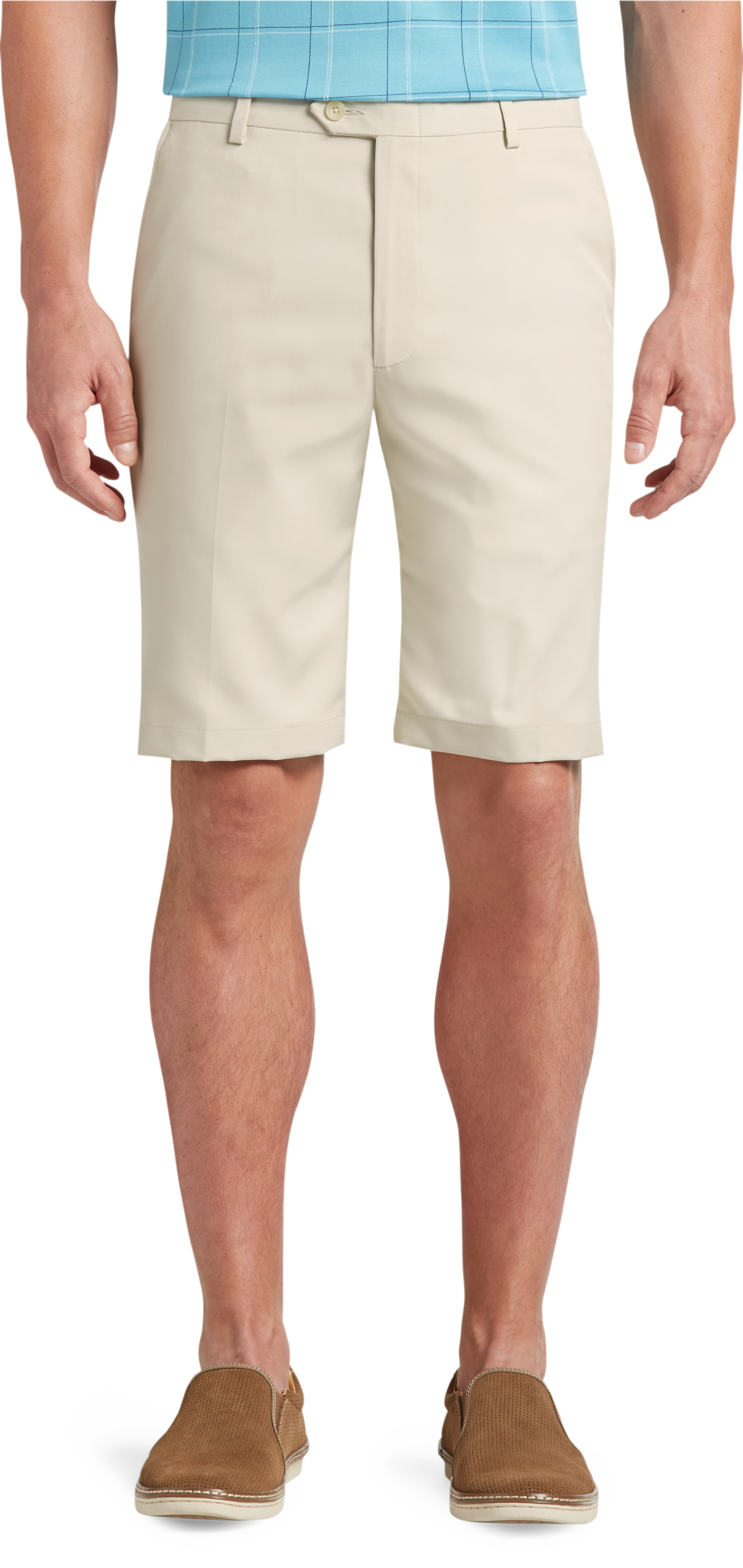 David Leadbetter Tailored Fit Flat Front Shorts CLEARANCE - All ...