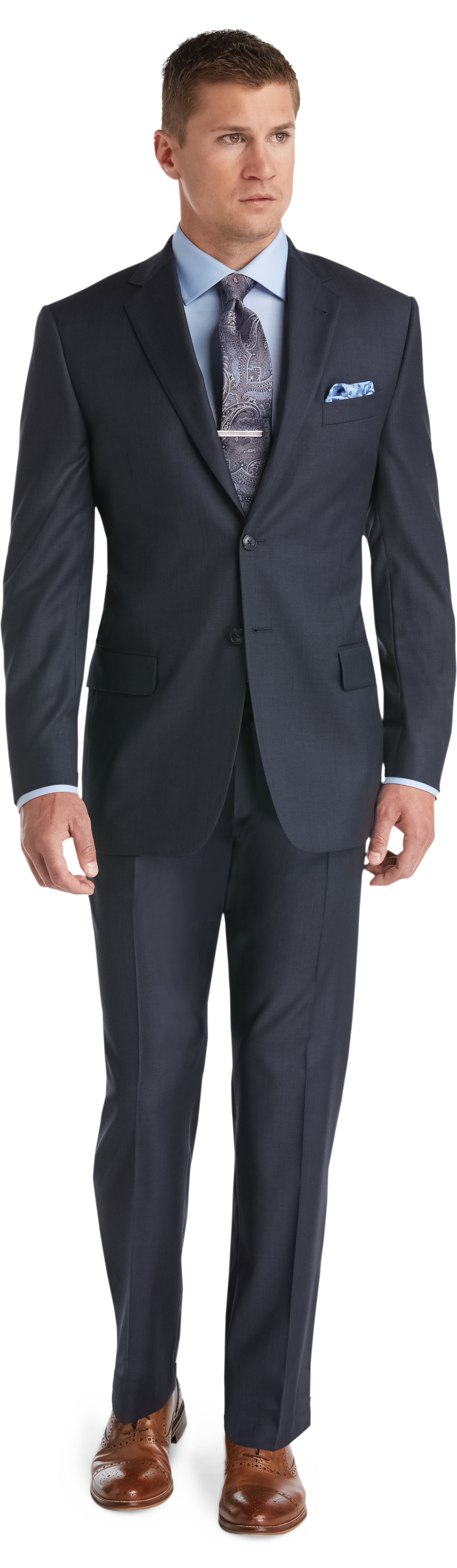 Reserve Collection Tailored Fit Sharkskin Suit Reserve Suits Jos A Bank