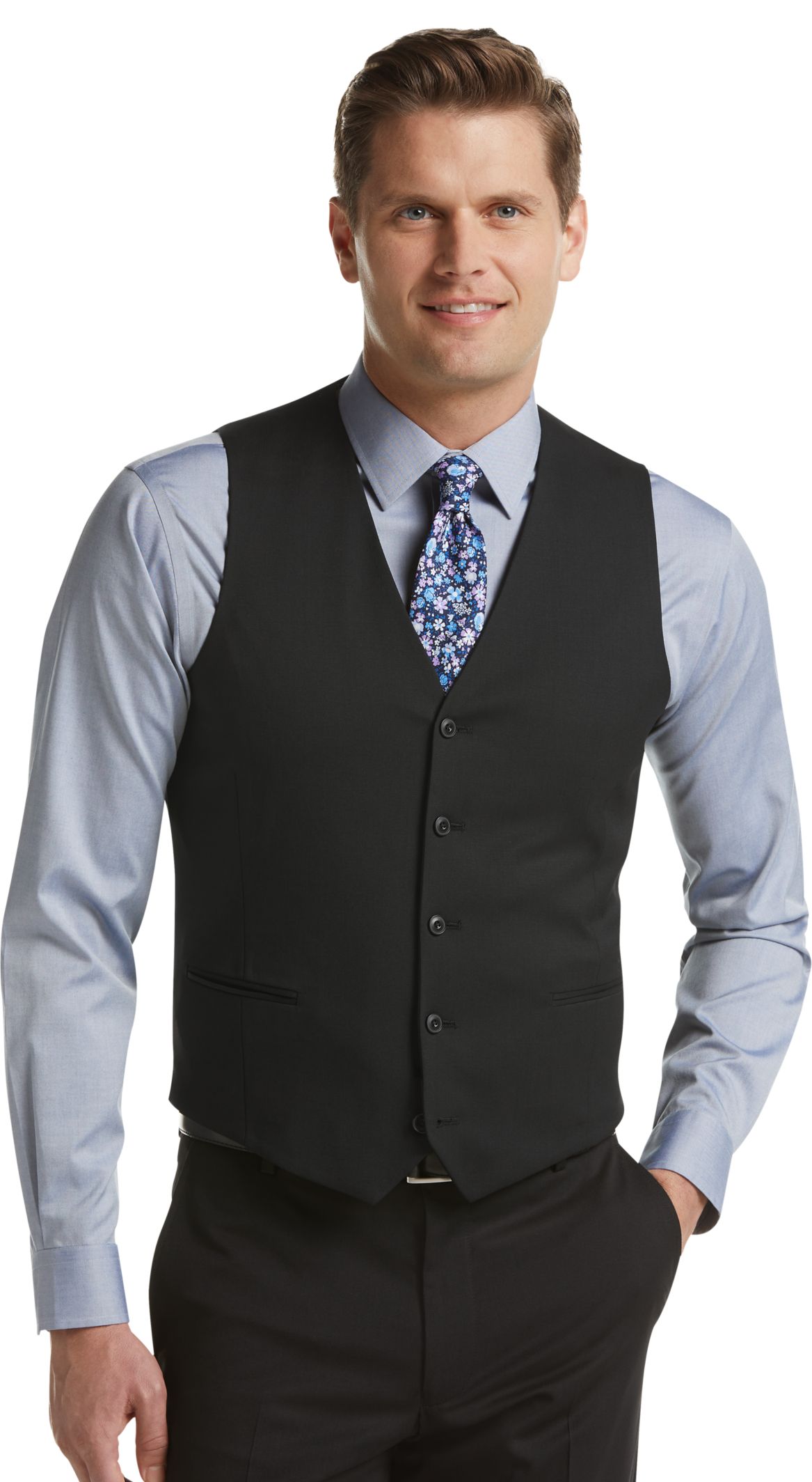 1905 Collection Slim Fit Suit Separate Vest 1905 Suits Jos A Bank