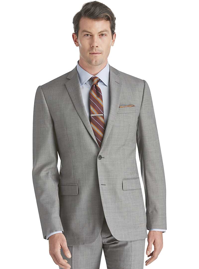 Traveler Collection Slim Fit Sharkskin Suit Separate Jacket - Top 10 ...