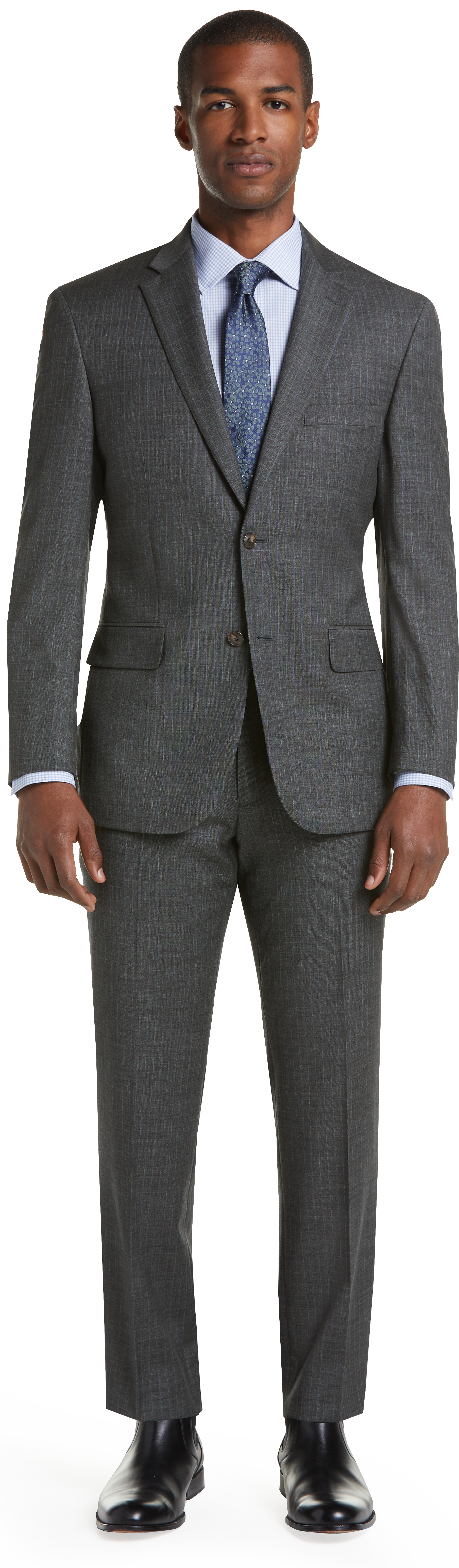 1905 Collection Tailored Fit Stripe Suit with brrr° comfort - 1905 ...