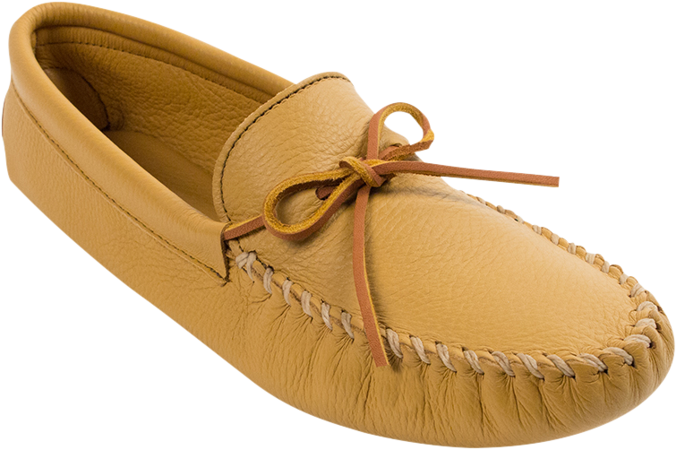 minnetonka women's double deerskin softsole moccasin