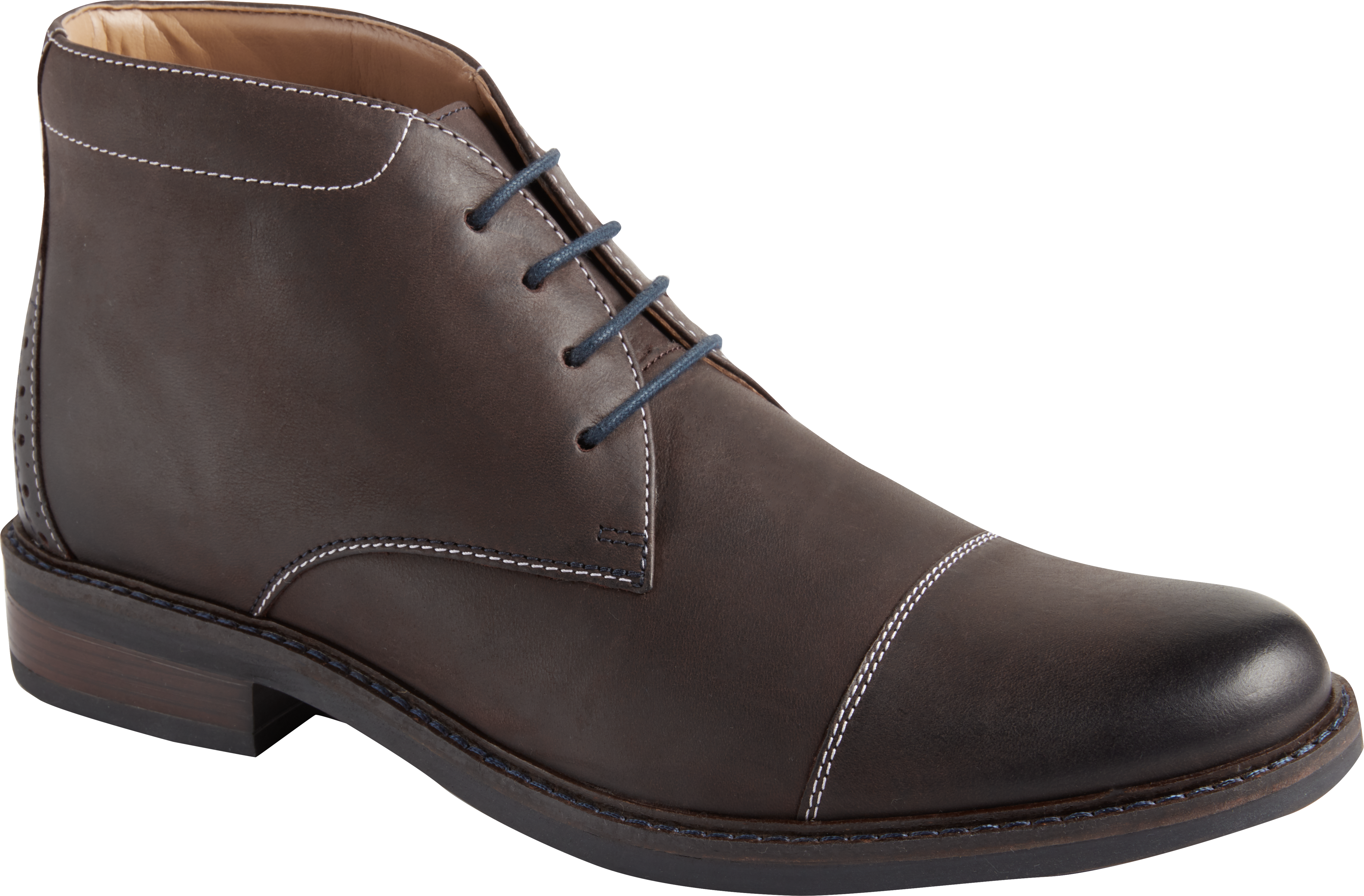 dark brown casual boots
