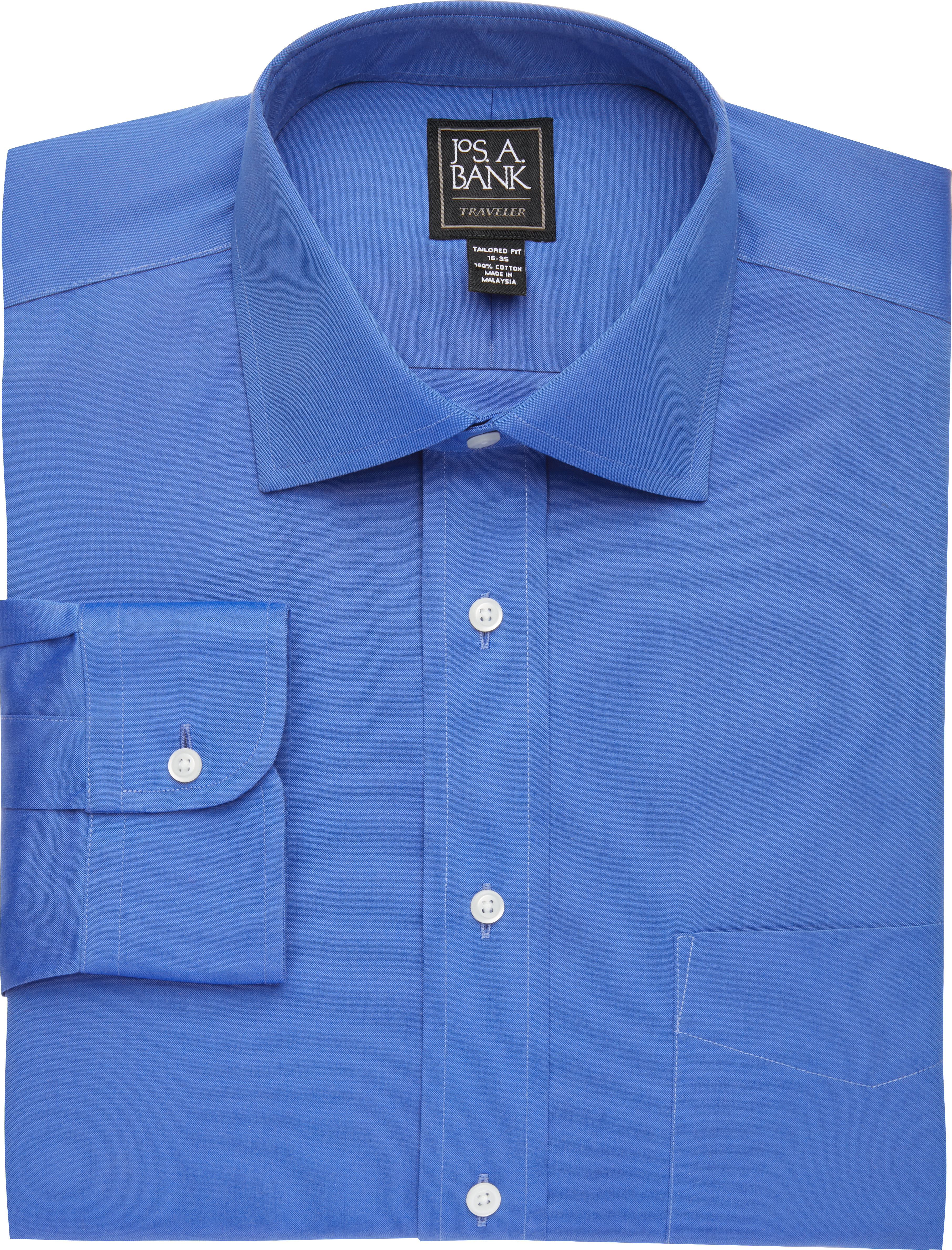 Traveler Collection Tailored Fit Spread Collar Dress Shirt - Big & Tall ...