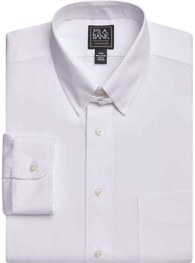 Tab Collar Dress Shirt - Traditional Fit Wrinkle Free | JoS A. Bank
