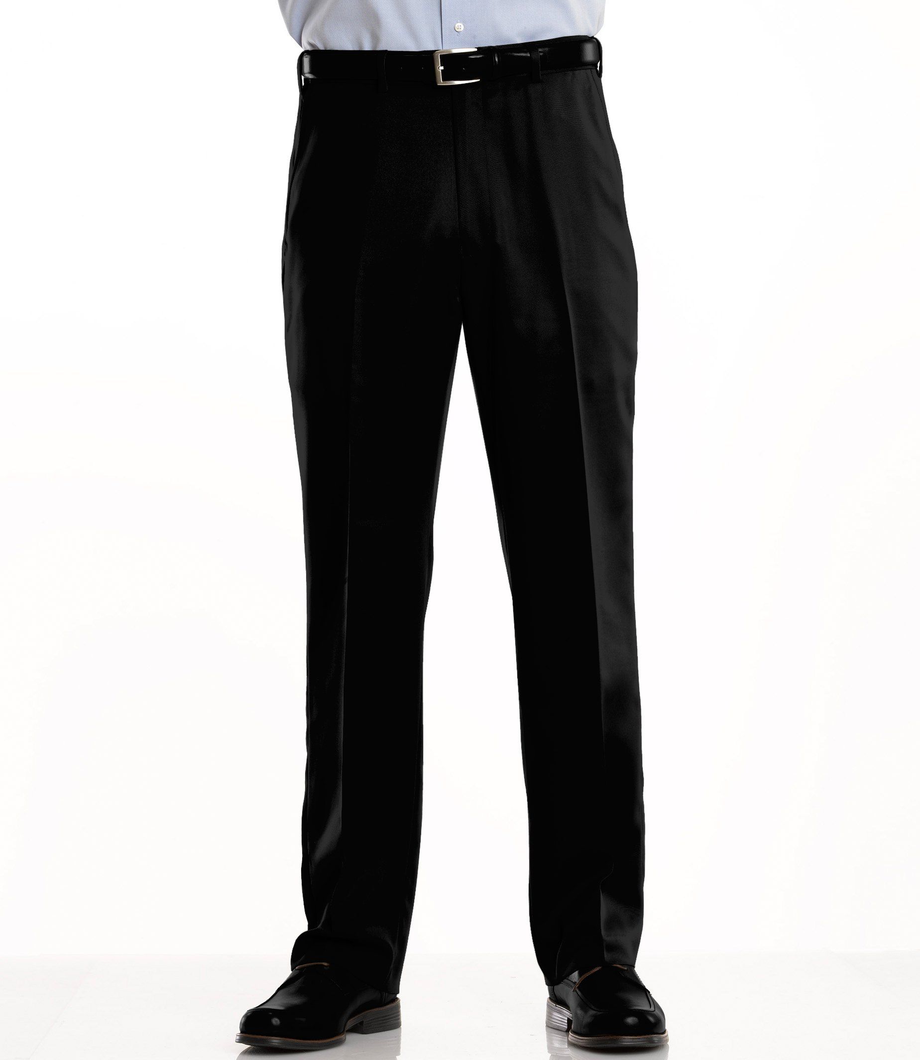 David Leadbetter Traditional Fit Flat Front Performance Golf Pants