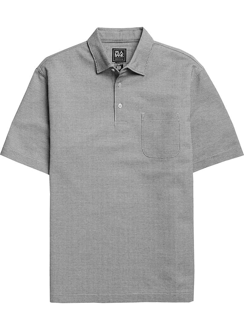 Traveler Collection Traditional Fit Cotton Oxford Short-Sleeve Polo Shirt