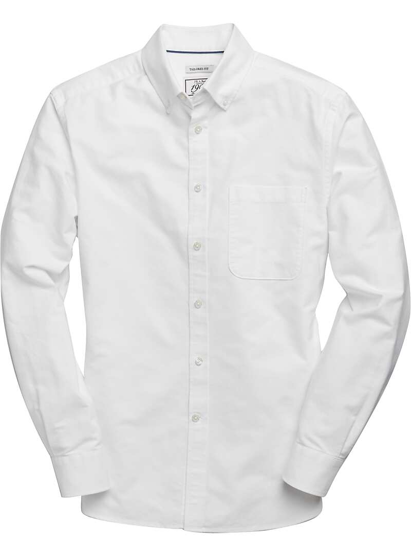 1905 Collection Tailored Fit Button-Down Collar Oxford Sportshirt ...
