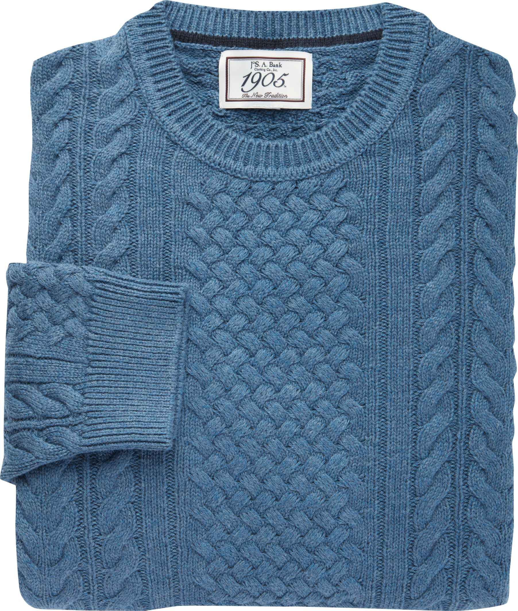 1905 Collection Cotton Cable-Knit Sweater - Big & Tall CLEARANCE - $29 ...