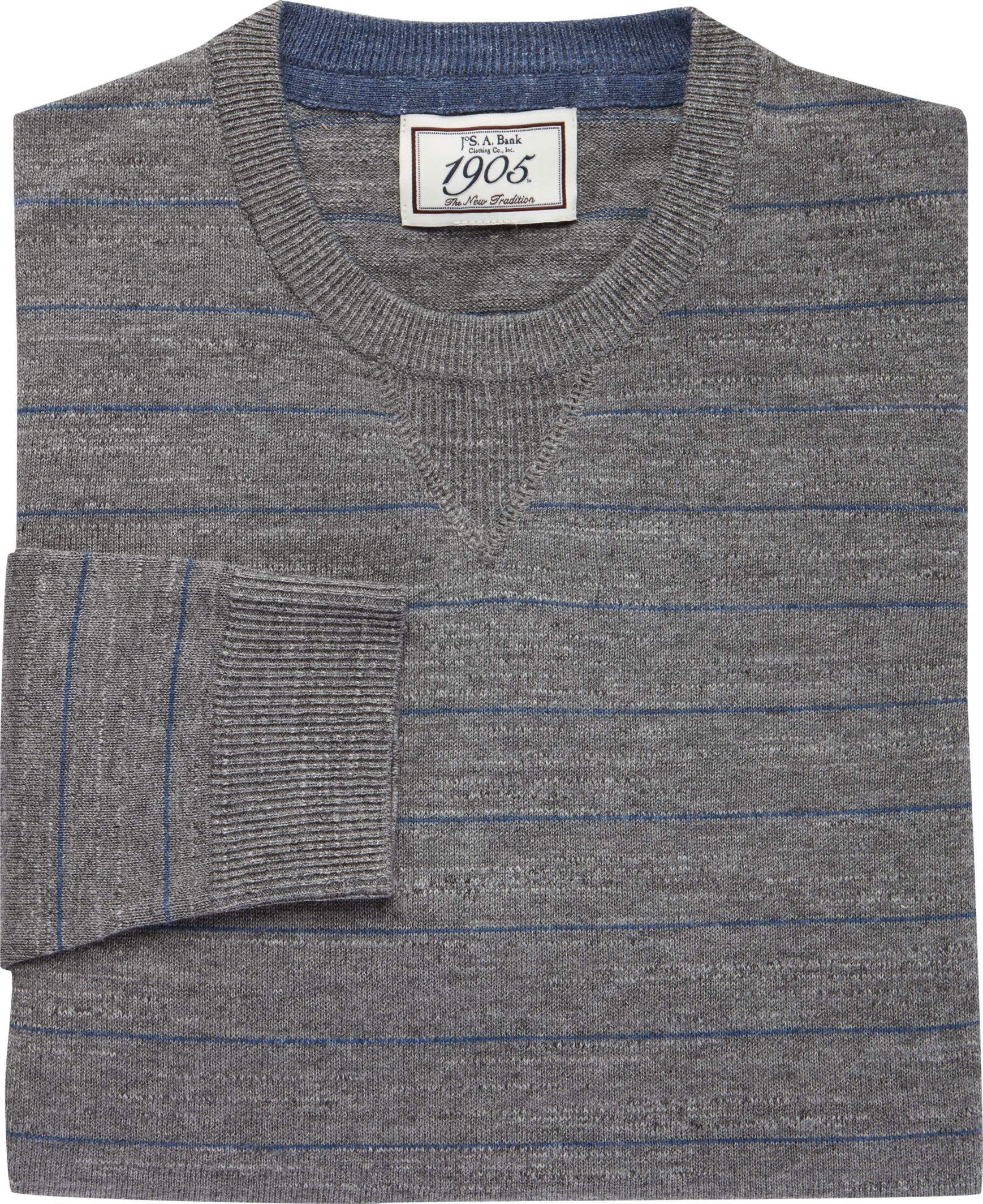 1905 Collection Cotton Crew Neck Sweater - Big & Tall CLEARANCE - $29 ...