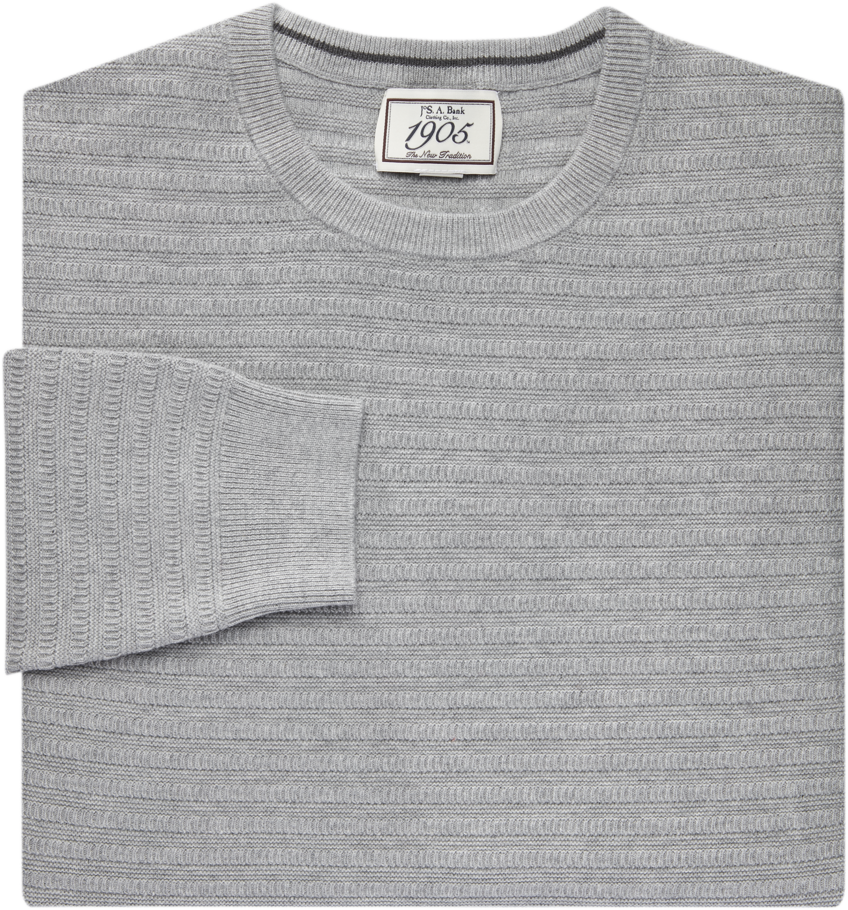 light grey crew neck sweater