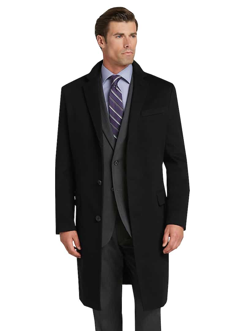Reserve Collection Tailored Fit Cashmere Topcoat - Reserve Outerwear ...