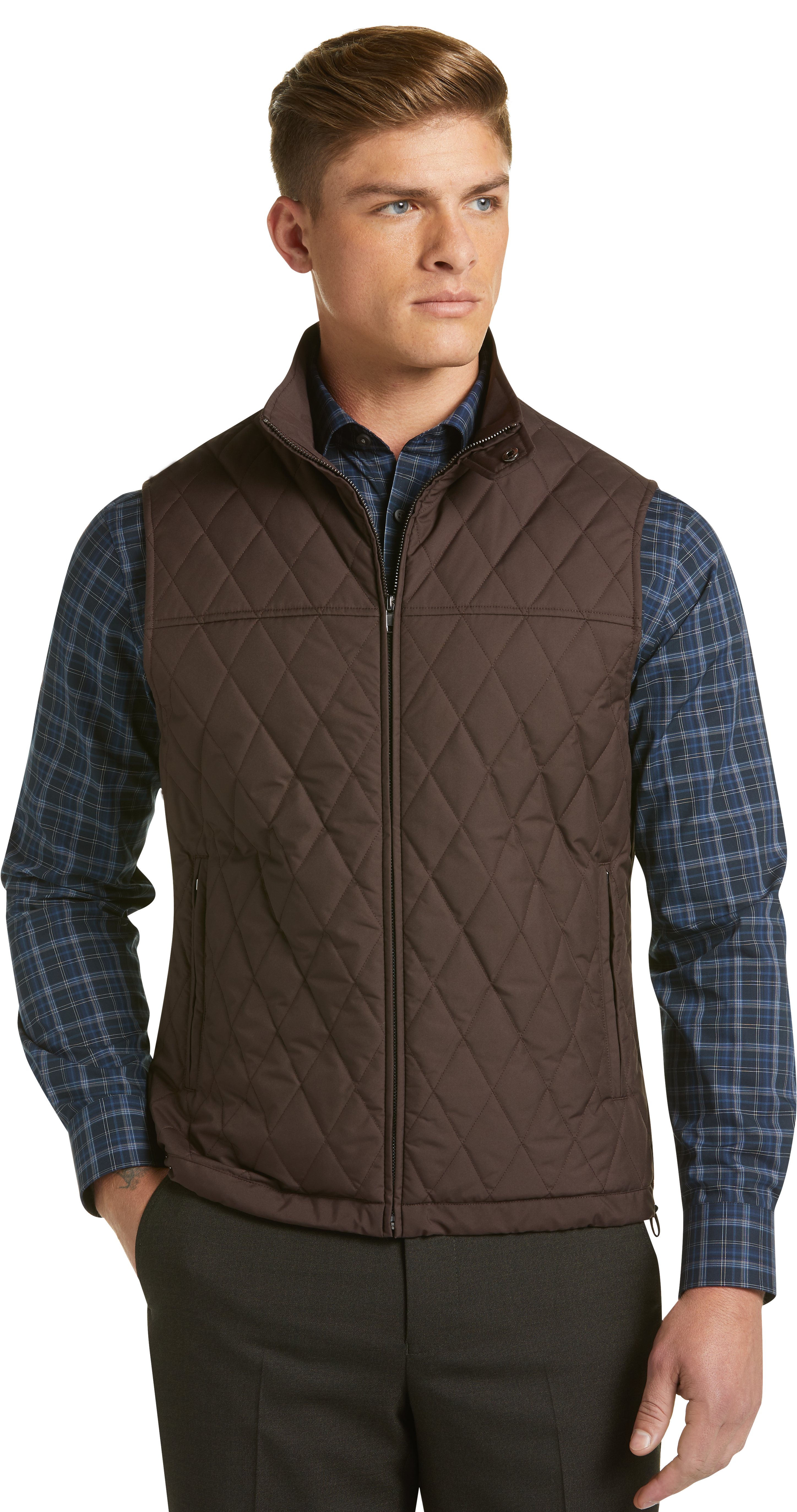 Travel Tech Tailored Fit Diamond Quilted Vest CLEARANCE - All Clearance ...