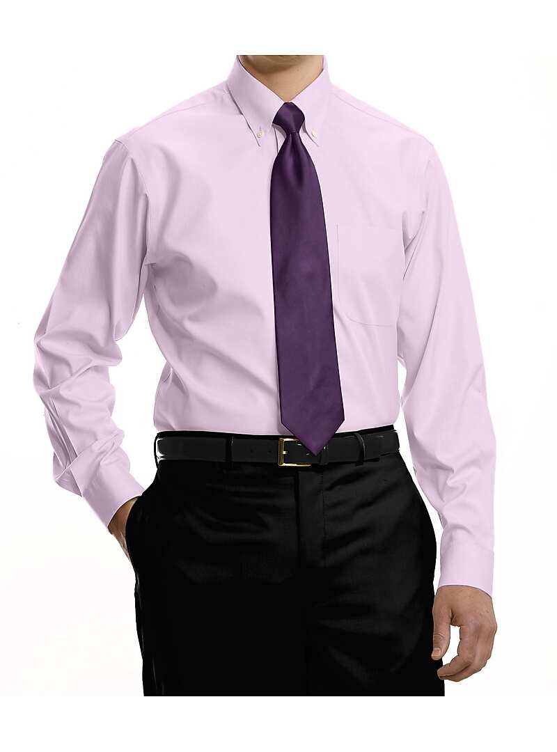 Traveler Collection Tailored Fit ButtonDown Collar Dress Shirt Traveler Dress Shirts Jos A Bank