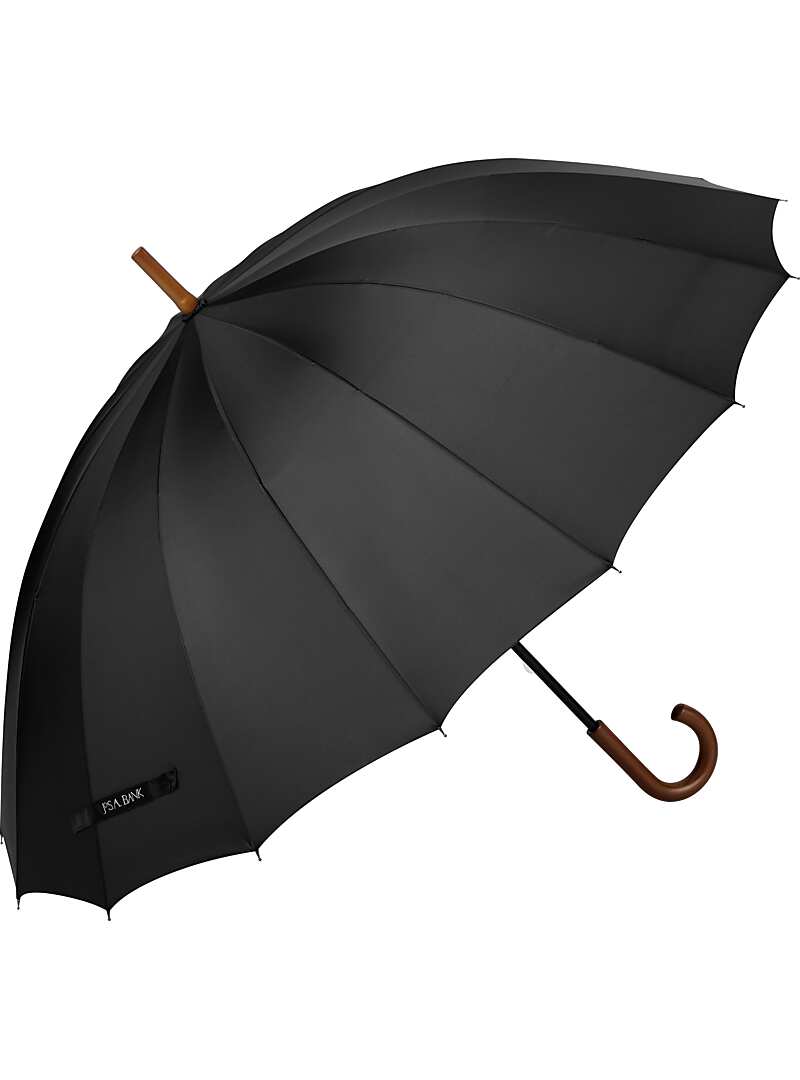 Jos. A. Bank Wooden Hook Handle Umbrella, Large All Accessories Jos