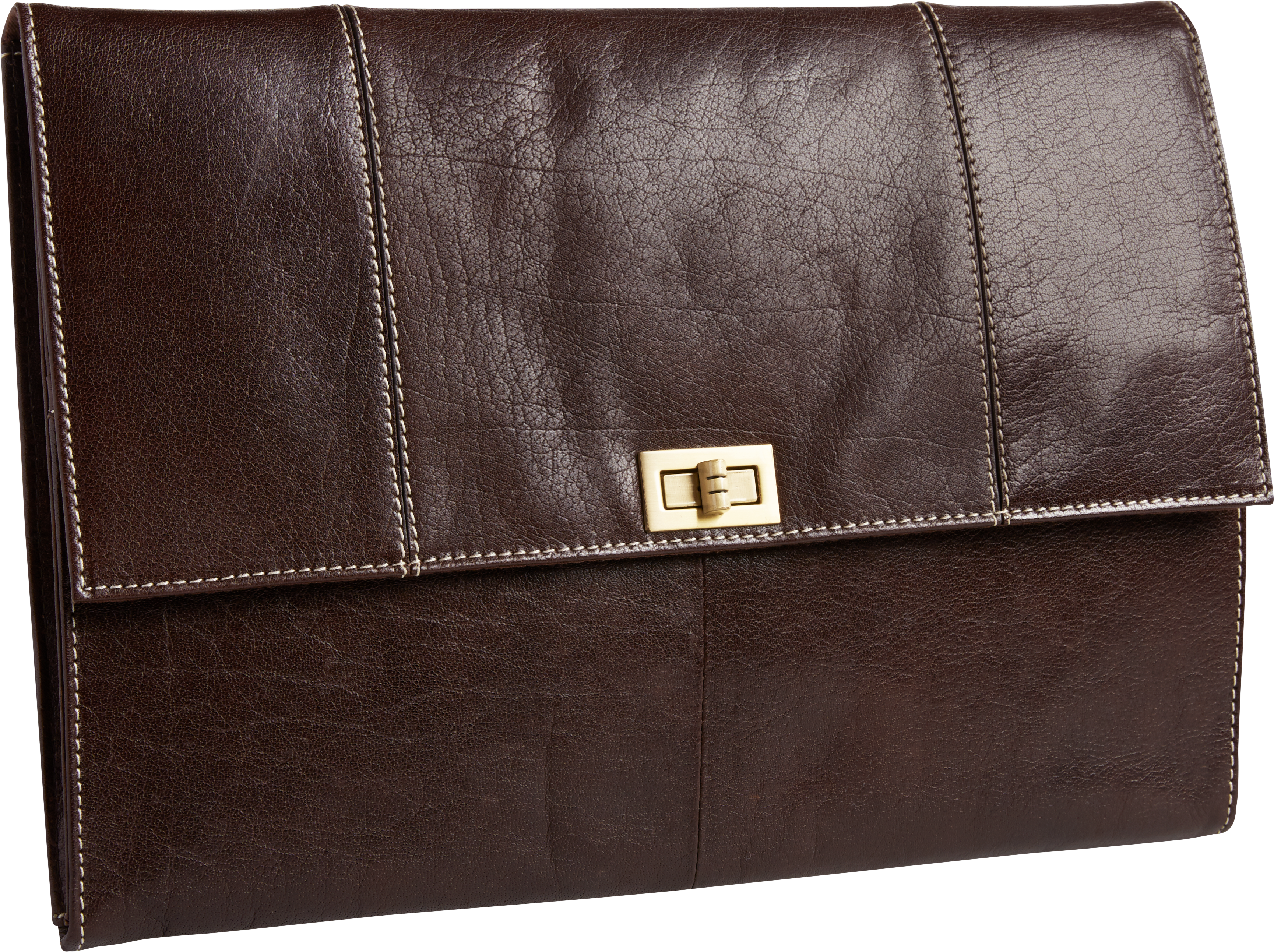 Joseph A. Bank Leather FoldOver Portfolio Case CLEARANCE All