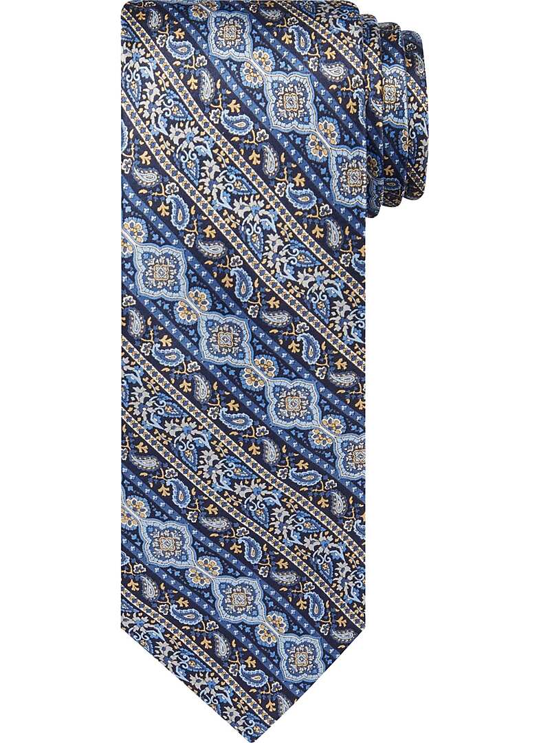 Jos. A. Bank Paisley Stripe Tie CLEARANCE - All Clearance | Jos A Bank