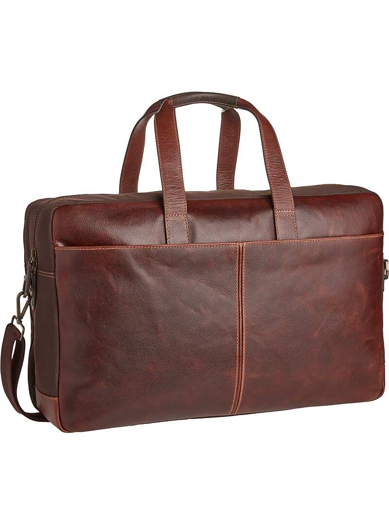 Jos. A. Bank Leather Overnight Bag Ready for Anything Jos A Bank