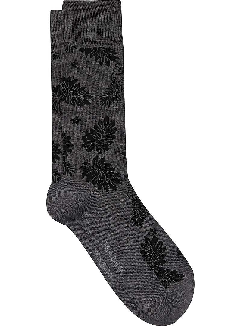 Travel Tech Palm Leaves Dress Socks, 1-Pair - Father's Day Gifts Under ...