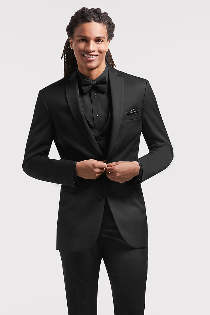 Midnight Notch Lapel Tux, Black by Vera Wang