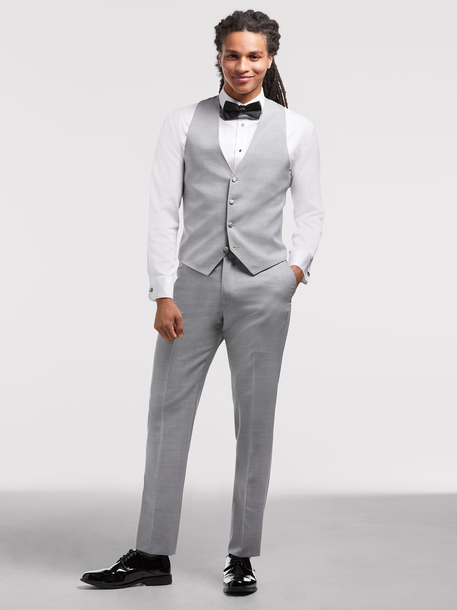 Calvin klein black satin edged notch lapel on sale tuxedo