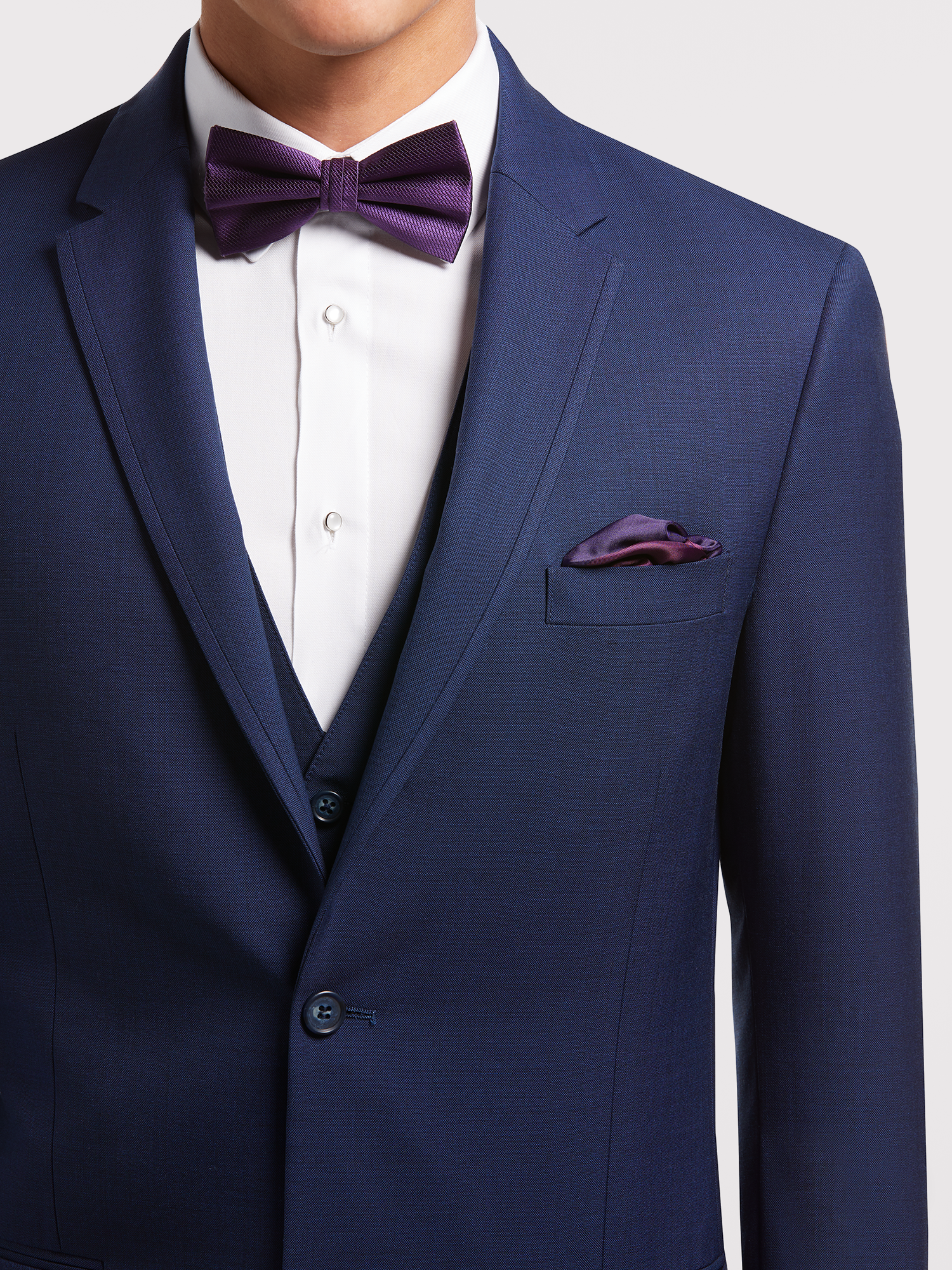 Blue Wedding Suit by Calvin Klein