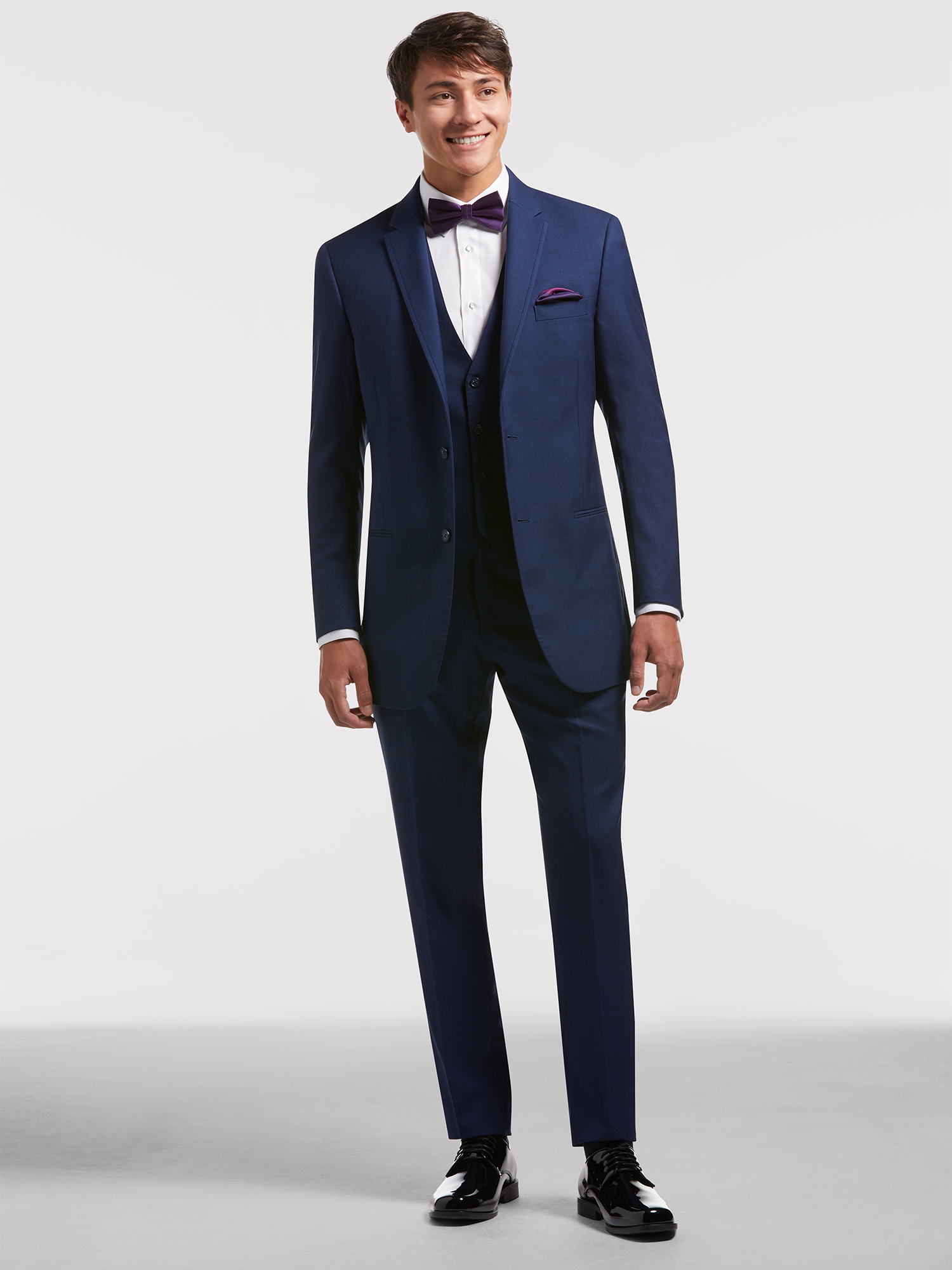 Blue Prom Suit by Calvin Klein Suit Rental