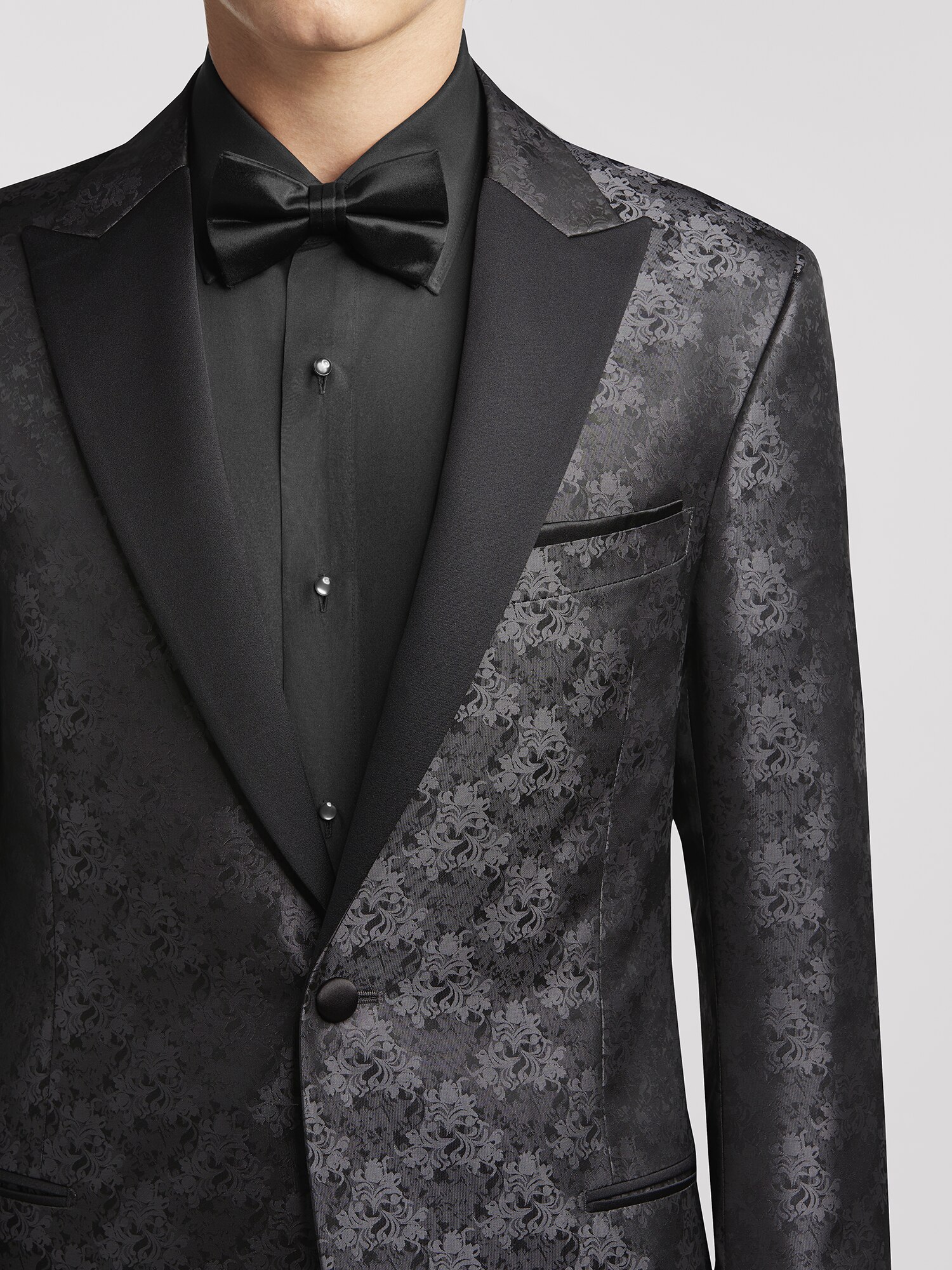 Charcoal Dinner Jacket Tux by Egara Tuxedo Rental