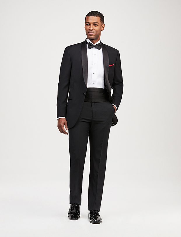 calvin klein super 100s tuxedo