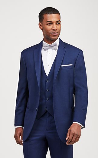 calvin klein postman blue suit