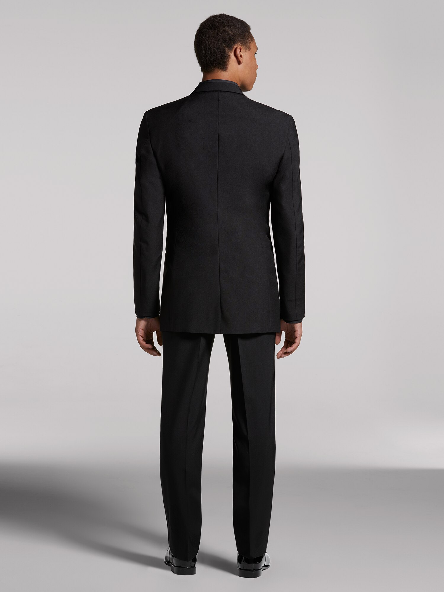 Black Notch Lapel Suit