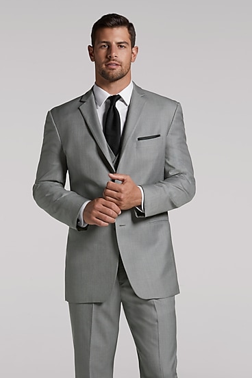 Gray - Men Tuxedo Suit, Wedding Tuxedo