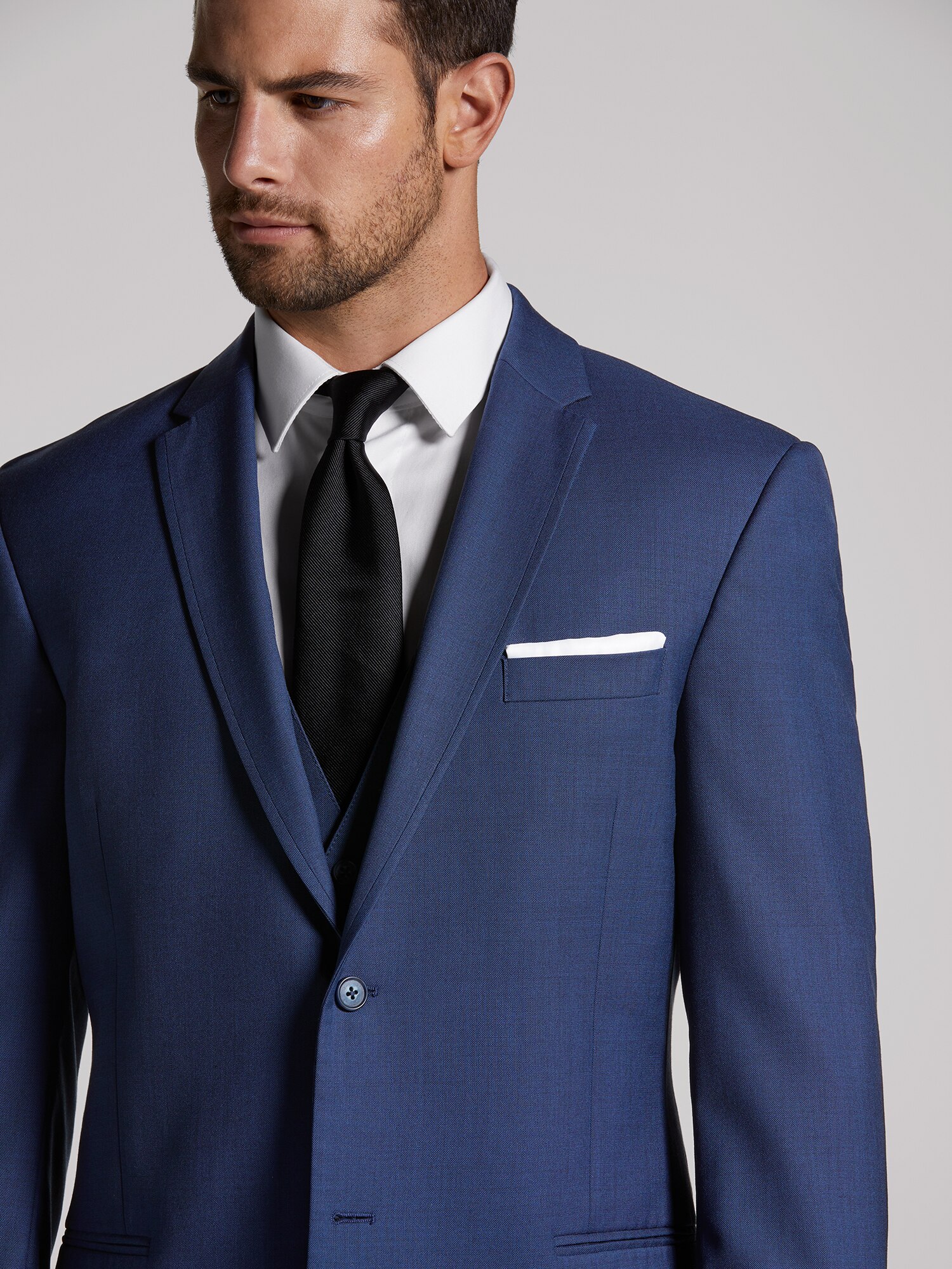 Blue Wedding Suit by Calvin Klein Suit Rental