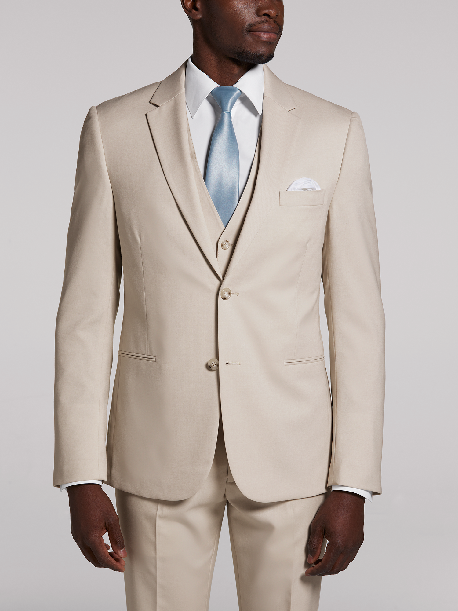 Calvin klein sales tan suit