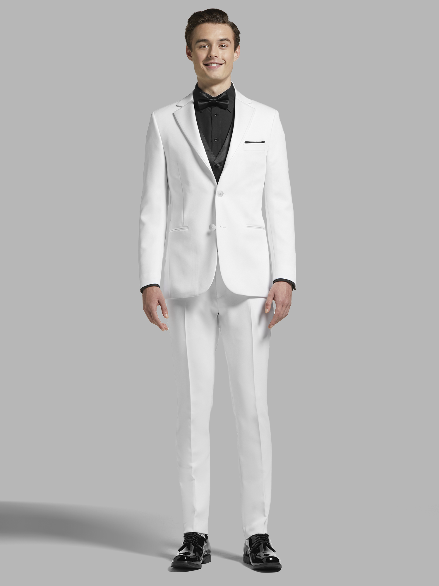 Pronto Uomo White Notch Suit