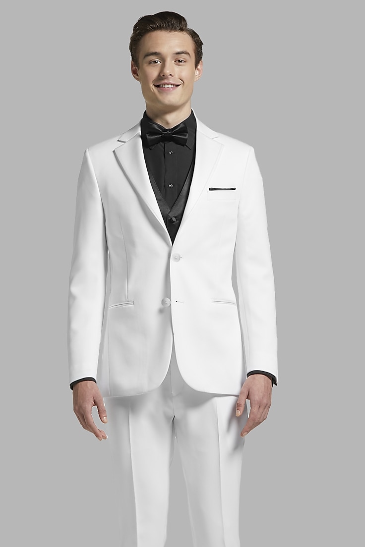 Pronto Uomo White Notch Suit