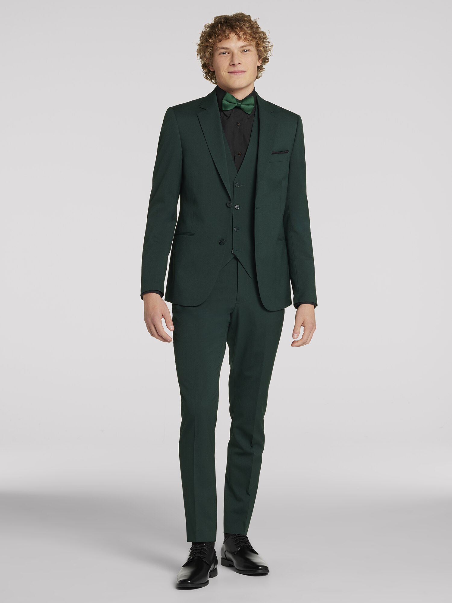 Awearness Kenneth Cole  Performance Wool Green Suit